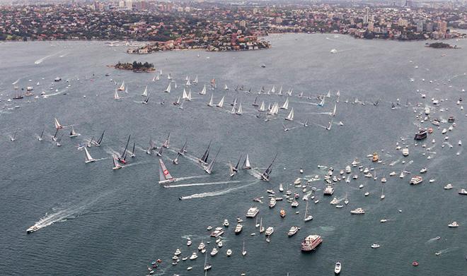 The start is spectacular - Rolex Sydney Hobart Yacht Race © Rolex/ Stefano Gattini http://www.rolex.com